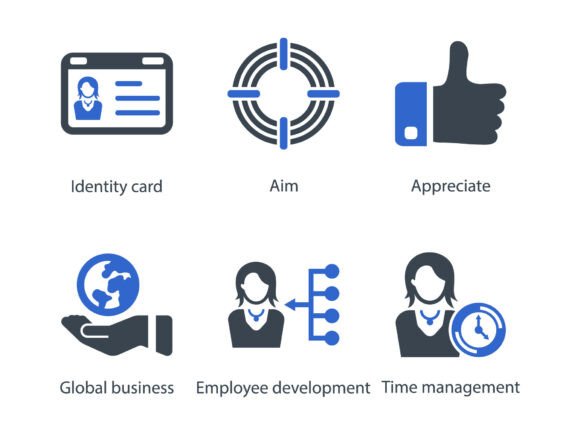 Business Management Icon Set 19: A Comprehensive Tool for Modern Design Workflows