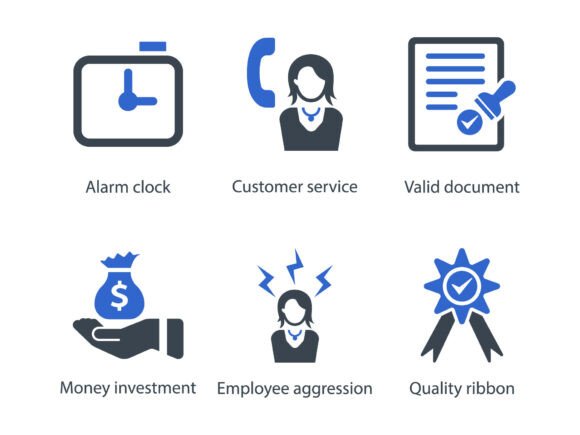Business Management Icon Set 20: A Designer’s Essential Tool for Clarity and Impact