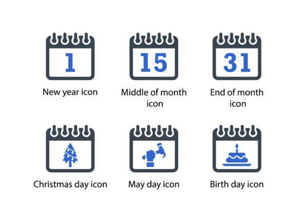 Calendar Icon Set 3: A Versatile Tool for Modern Designers and Professionals