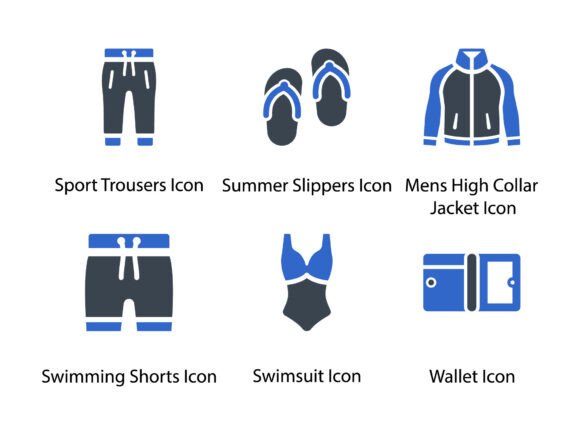 Clothes Fashion Icon Set 5: A Design Essential