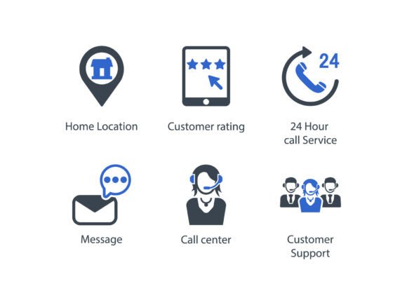Contact Us Icon Set 6: A Comprehensive Overview
