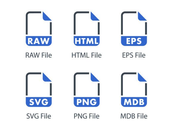 File Formats Icon Set 8: A Versatile Tool for Designers and Professionals
