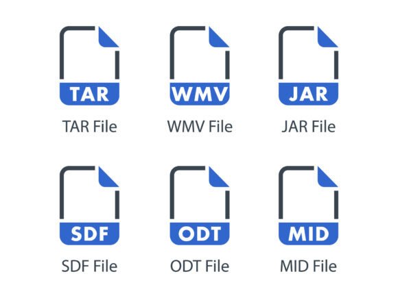 File Formats Icon Set 9: A Versatile Tool for Designers and Developers