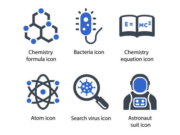 Lab Science Icon Set 1 for Designers