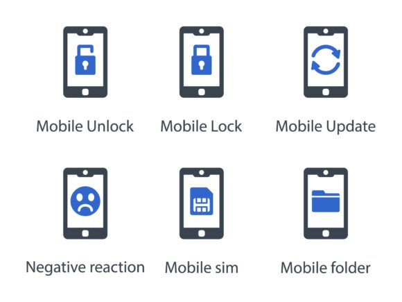 Mobile Function Icon Set 10: A Versatile Tool for Designers and Developers