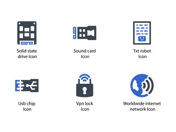 Modern Technologies Icon Set 15: A Design Essential for the Digital Age