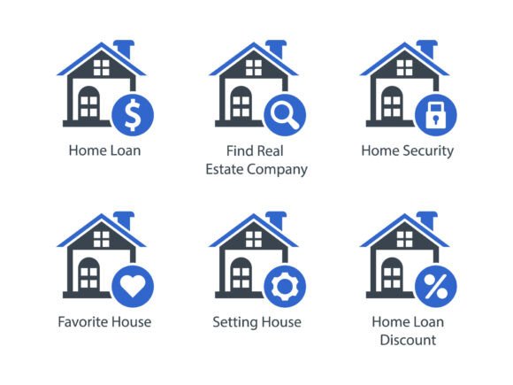 Real Estate Icon Set 2: A Design Essential