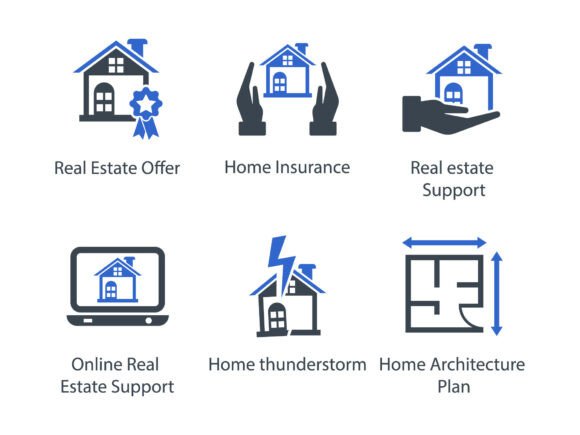 Real Estate Icon Set 8: Essential Design Tools