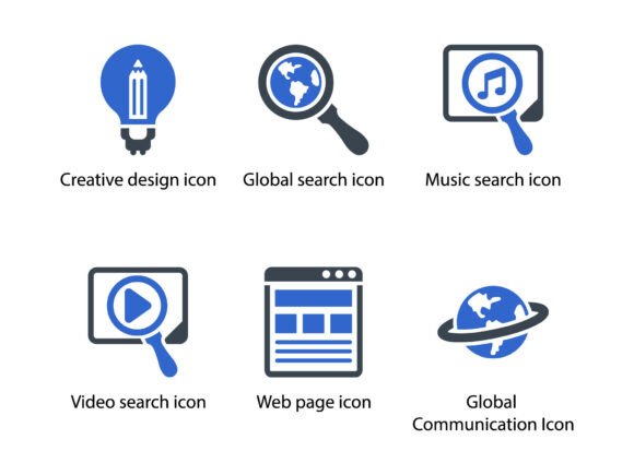 SEO Web Icon Set 3: Essential Design Tools