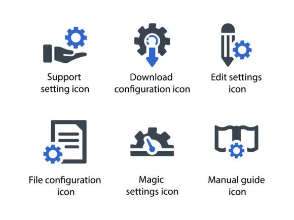 Settings and Options Icon Set 3: A Design Essential